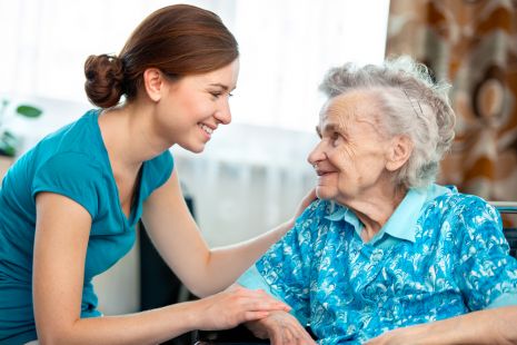 Elderly care worker